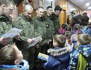 Дошкольники в гостях у военных